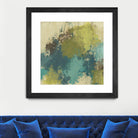 Blue Monday II by June Erica Vess on GIANT ART - green abstract