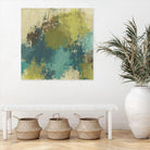 Blue Monday II by June Erica Vess on GIANT ART - green abstract