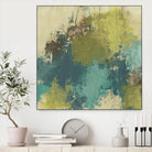 Blue Monday II by June Erica Vess on GIANT ART - green abstract