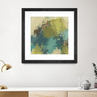 Blue Monday II by June Erica Vess on GIANT ART - green abstract