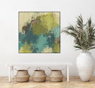 Blue Monday II by June Erica Vess on GIANT ART - green abstract