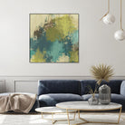 Blue Monday II by June Erica Vess on GIANT ART - green abstract