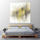 Saffron Abstract I by June Erica Vess on GIANT ART - yellow abstract abstract
