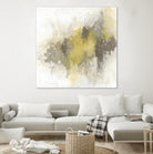 Saffron Abstract I by June Erica Vess on GIANT ART - yellow abstract abstract