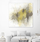 Saffron Abstract I by June Erica Vess on GIANT ART - yellow abstract abstract
