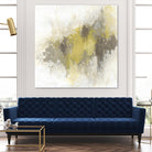 Saffron Abstract I by June Erica Vess on GIANT ART - yellow abstract abstract