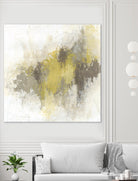Saffron Abstract I by June Erica Vess on GIANT ART - yellow abstract abstract
