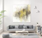 Saffron Abstract I by June Erica Vess on GIANT ART - yellow abstract abstract