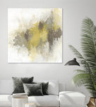 Saffron Abstract I by June Erica Vess on GIANT ART - yellow abstract abstract