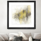 Saffron Abstract I by June Erica Vess on GIANT ART - yellow abstract abstract
