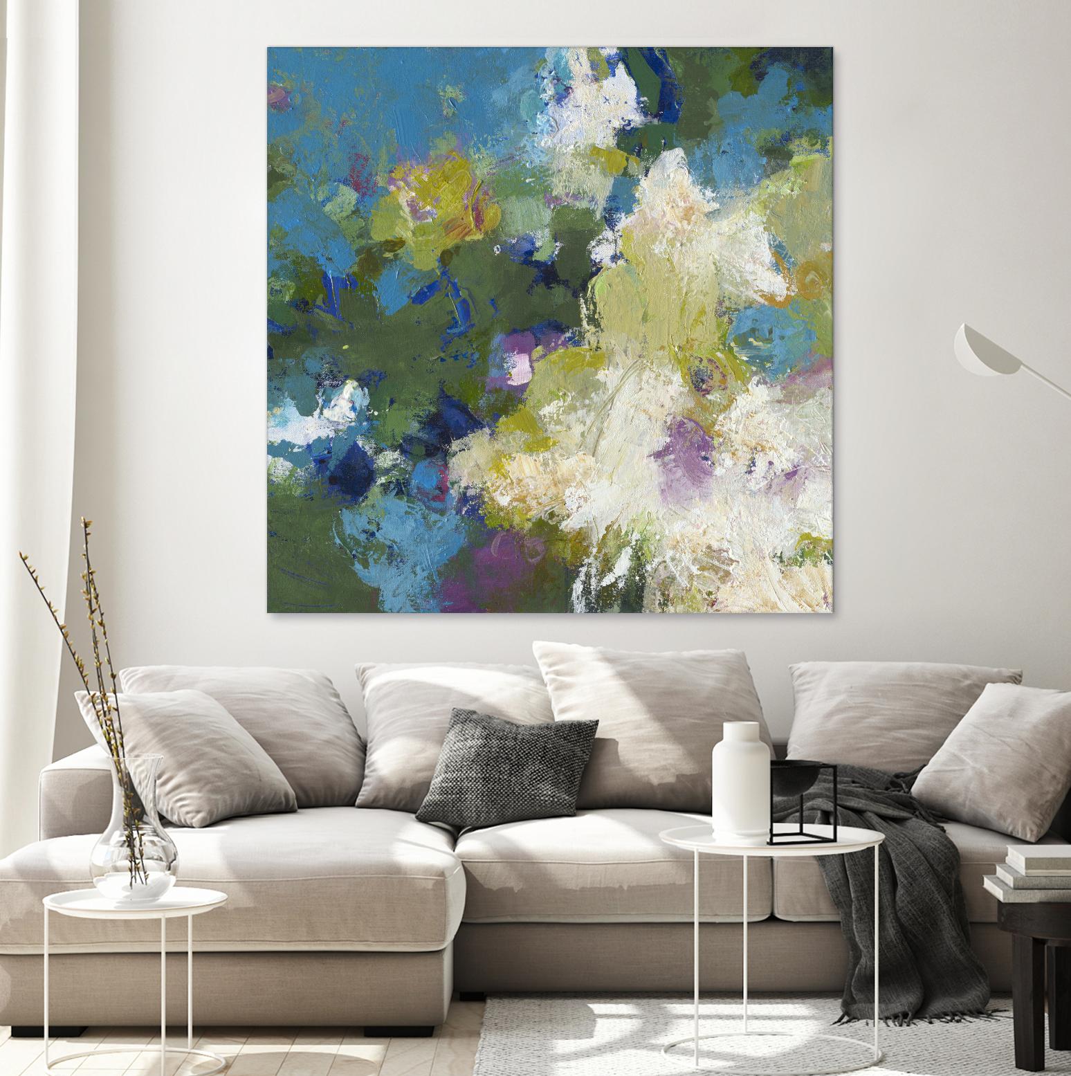 Growing Season by Janet Bothne on GIANT ART - green abstract