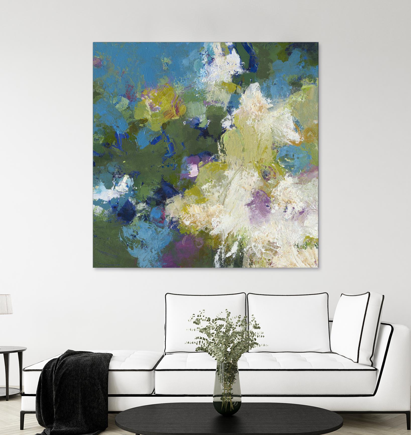 Growing Season by Janet Bothne on GIANT ART - green abstract