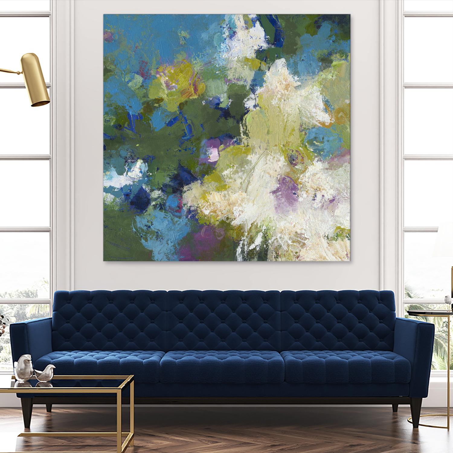 Growing Season by Janet Bothne on GIANT ART - green abstract