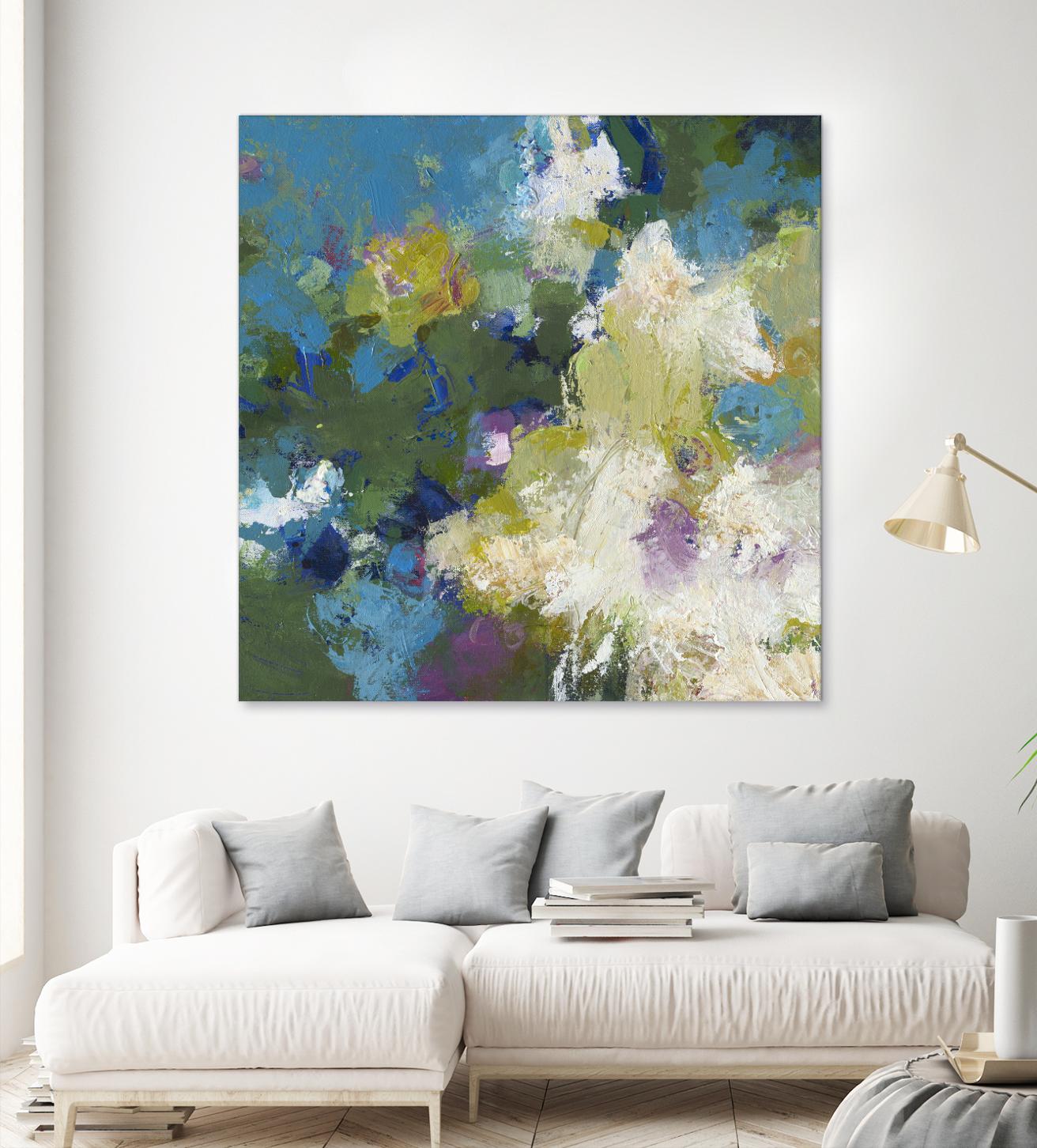 Growing Season by Janet Bothne on GIANT ART - green abstract