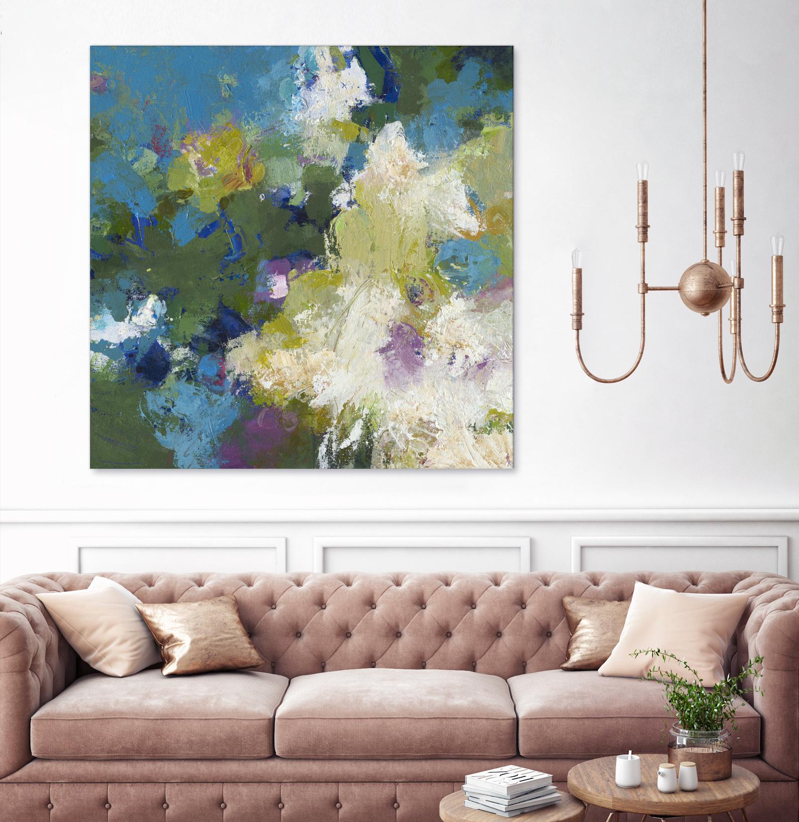 Growing Season by Janet Bothne on GIANT ART - green abstract