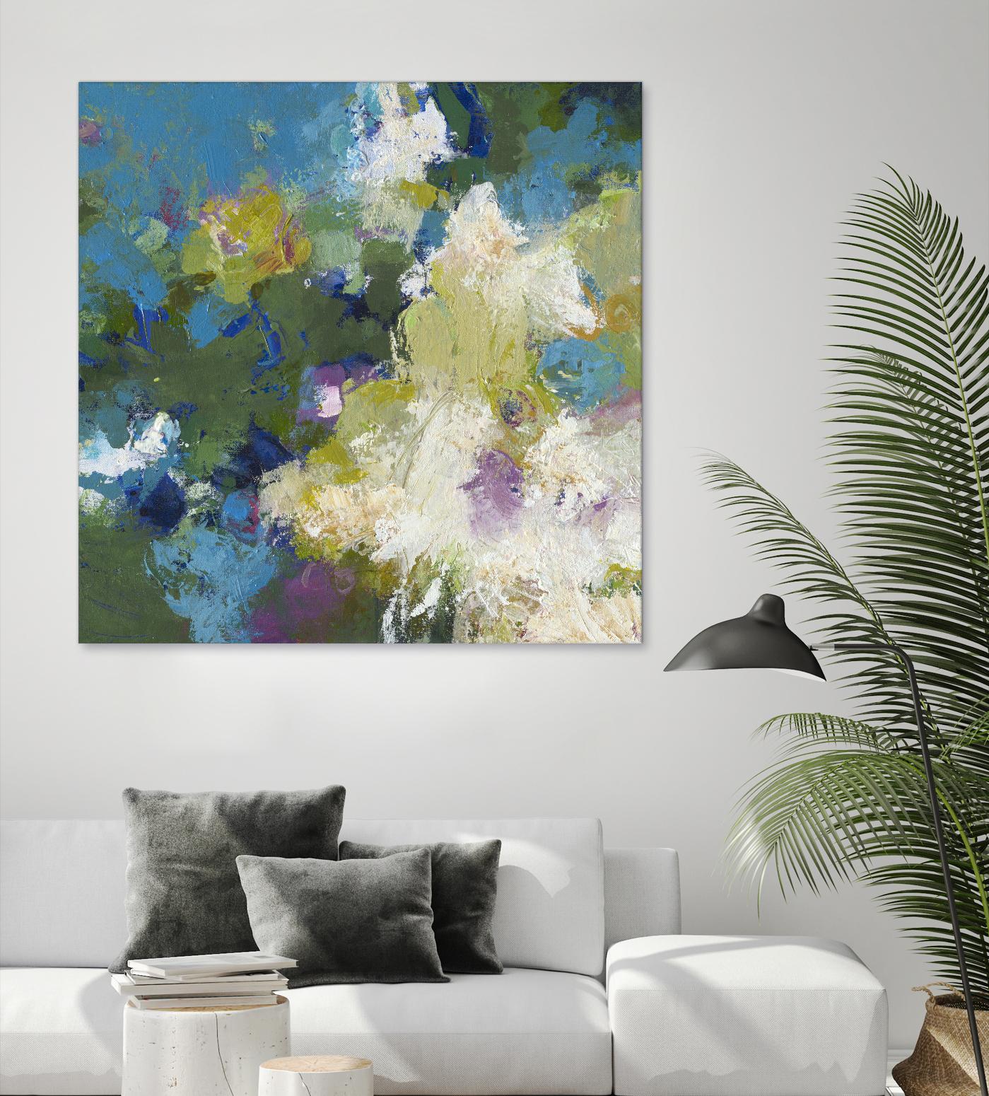 Growing Season by Janet Bothne on GIANT ART - green abstract