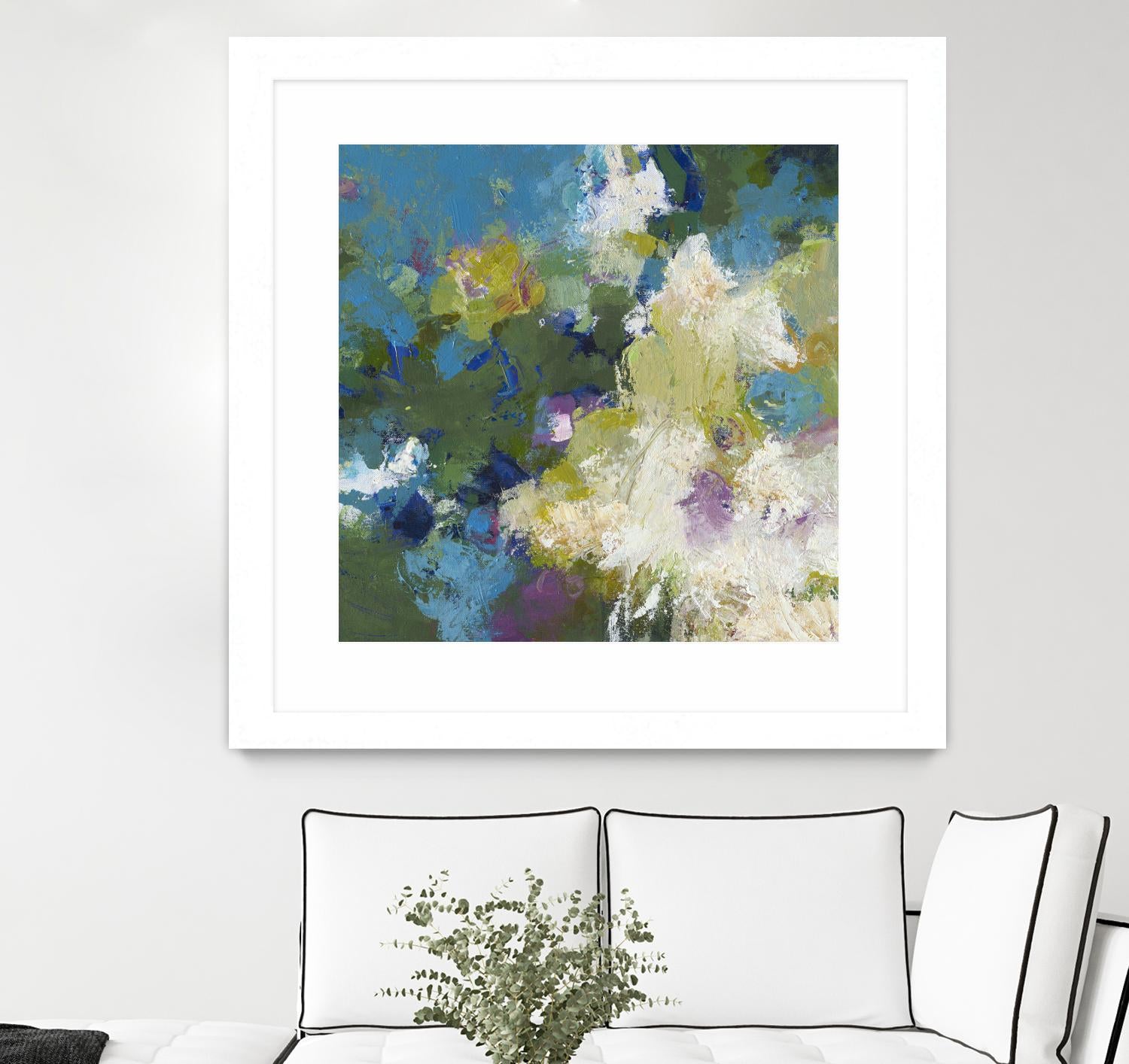 Growing Season by Janet Bothne on GIANT ART - green abstract