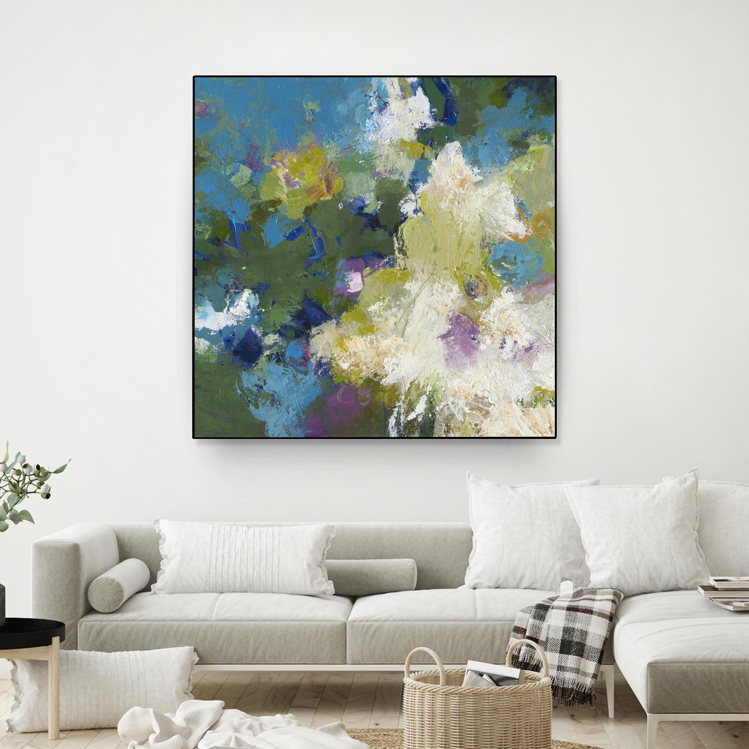 Growing Season by Janet Bothne on GIANT ART - green abstract