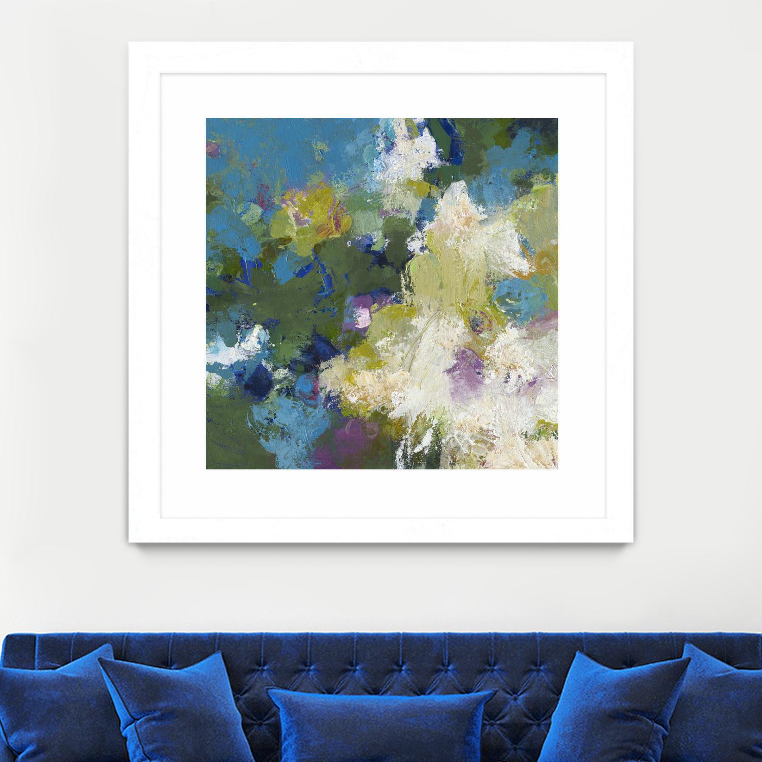 Growing Season by Janet Bothne on GIANT ART - green abstract