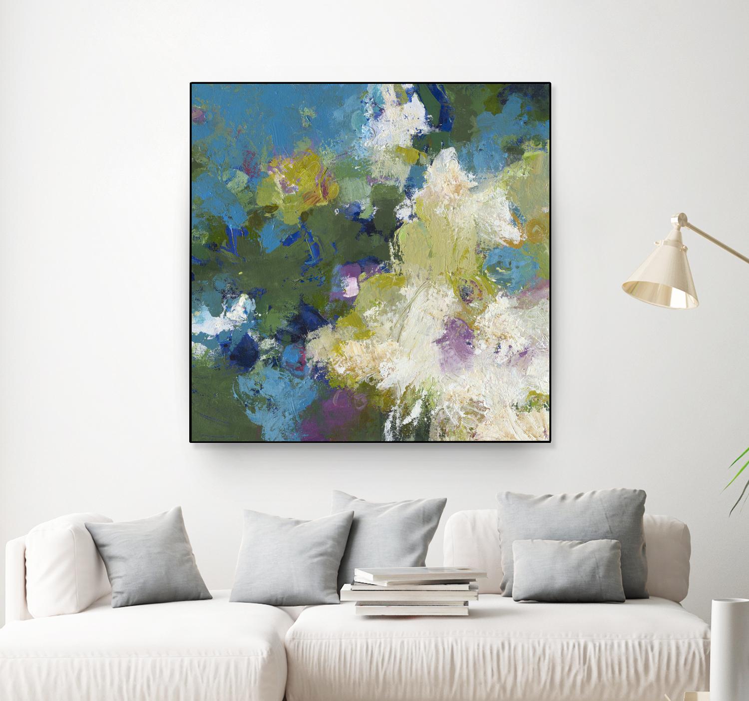 Growing Season by Janet Bothne on GIANT ART - green abstract