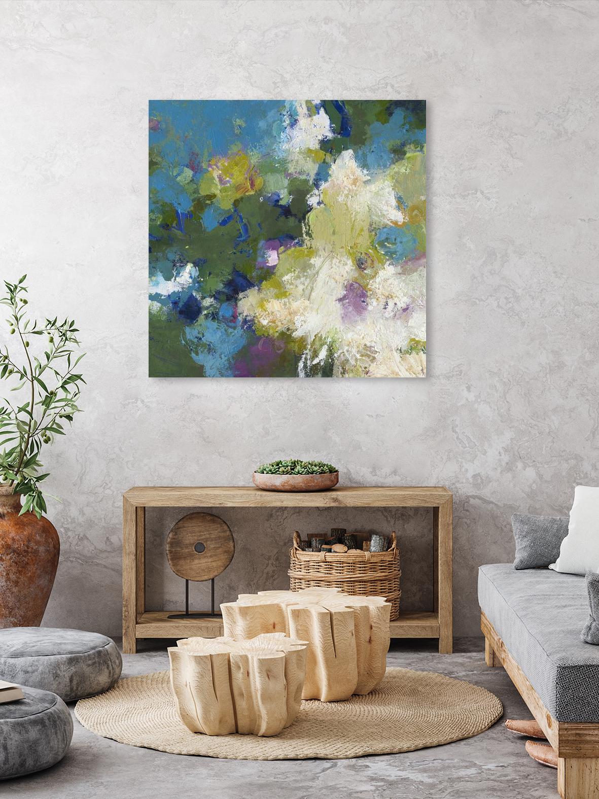 Growing Season by Janet Bothne on GIANT ART - green abstract