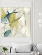 Footnote II by June Erica Vess on GIANT ART - blue abstract