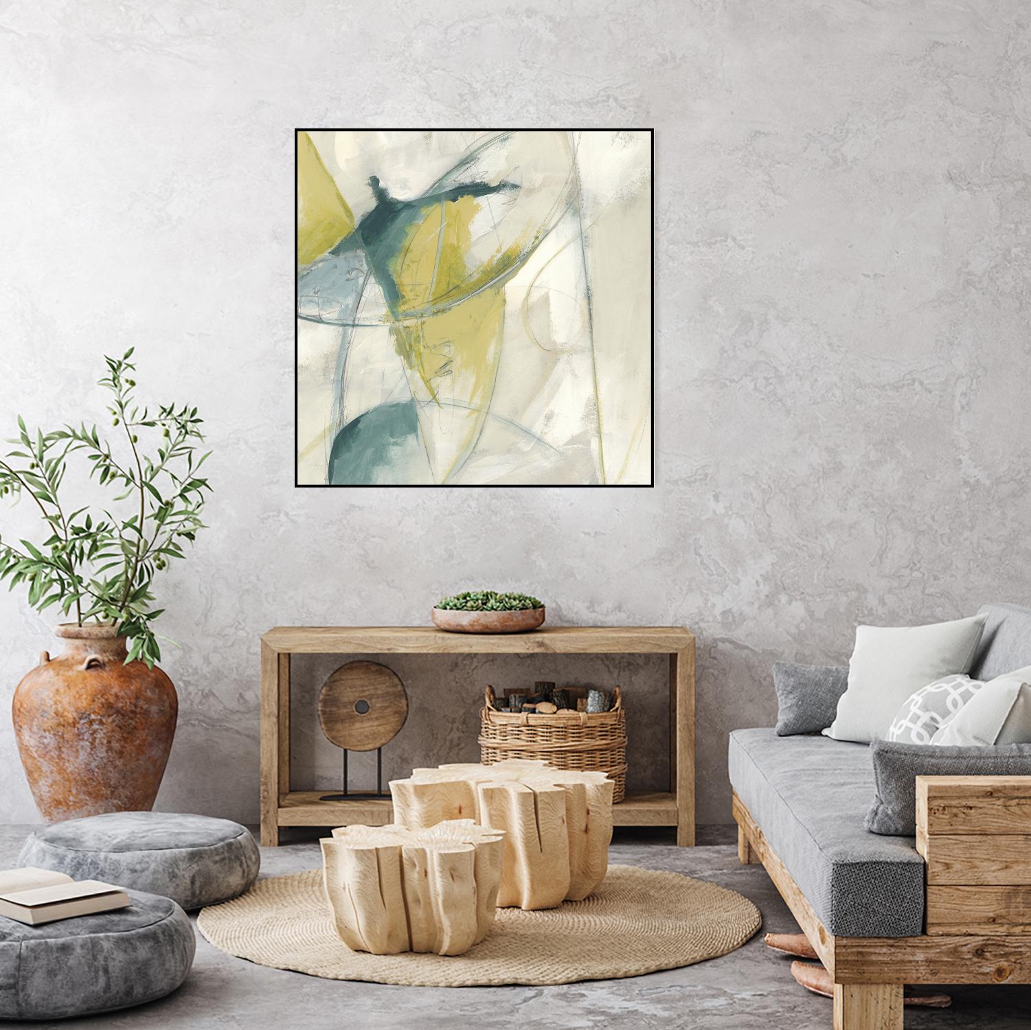 Footnote II by June Erica Vess on GIANT ART - blue abstract