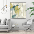 Footnote II by June Erica Vess on GIANT ART - blue abstract