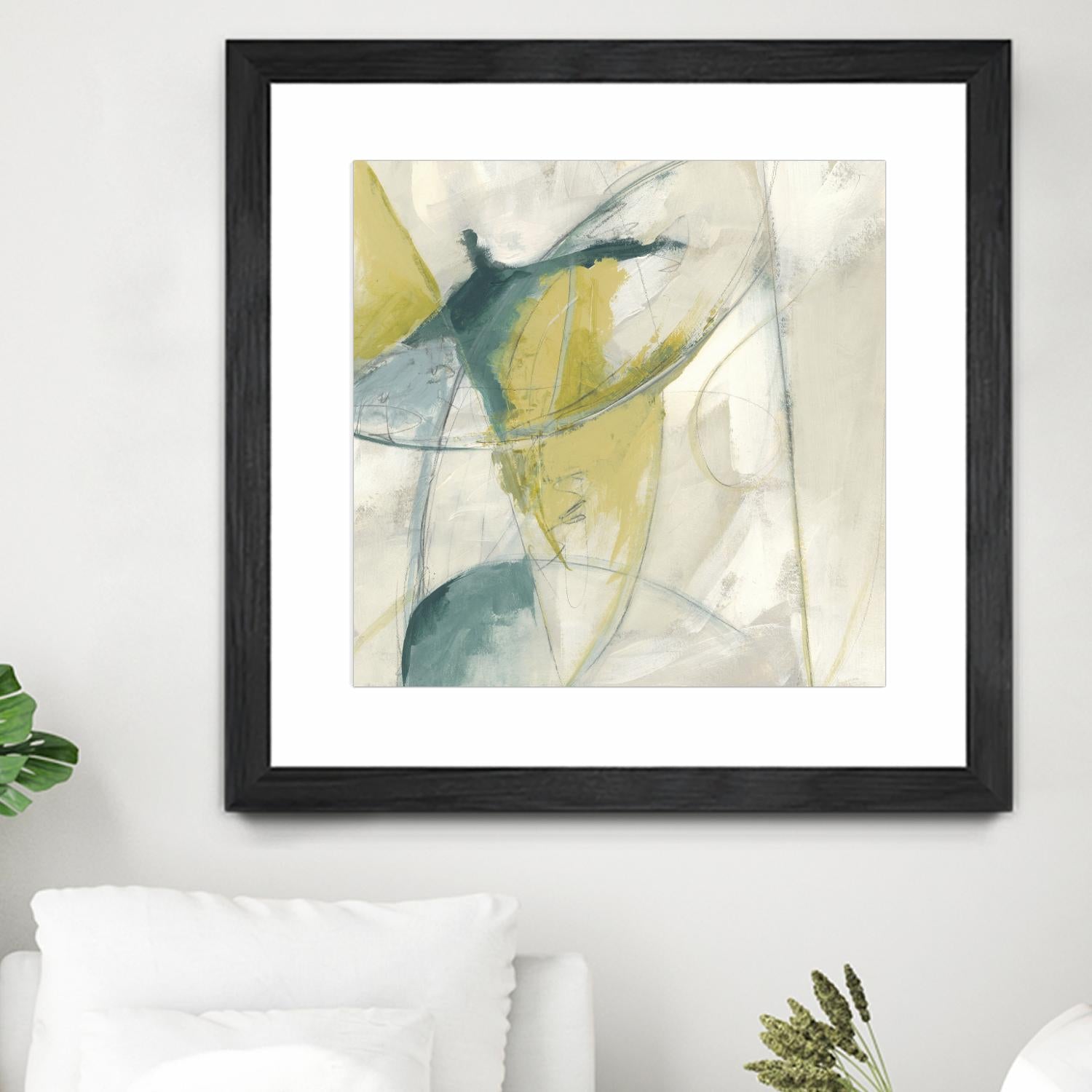 Footnote II by June Erica Vess on GIANT ART - blue abstract