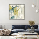 Footnote II by June Erica Vess on GIANT ART - blue abstract