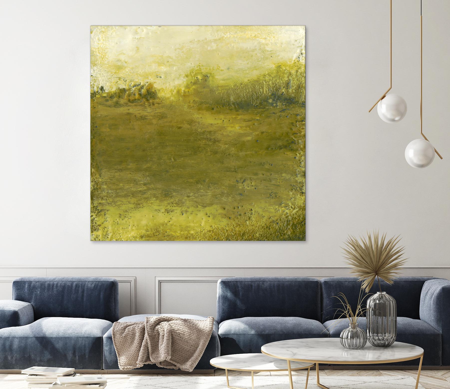 Summer Day I by Sharon Gordon on GIANT ART - green sea scene