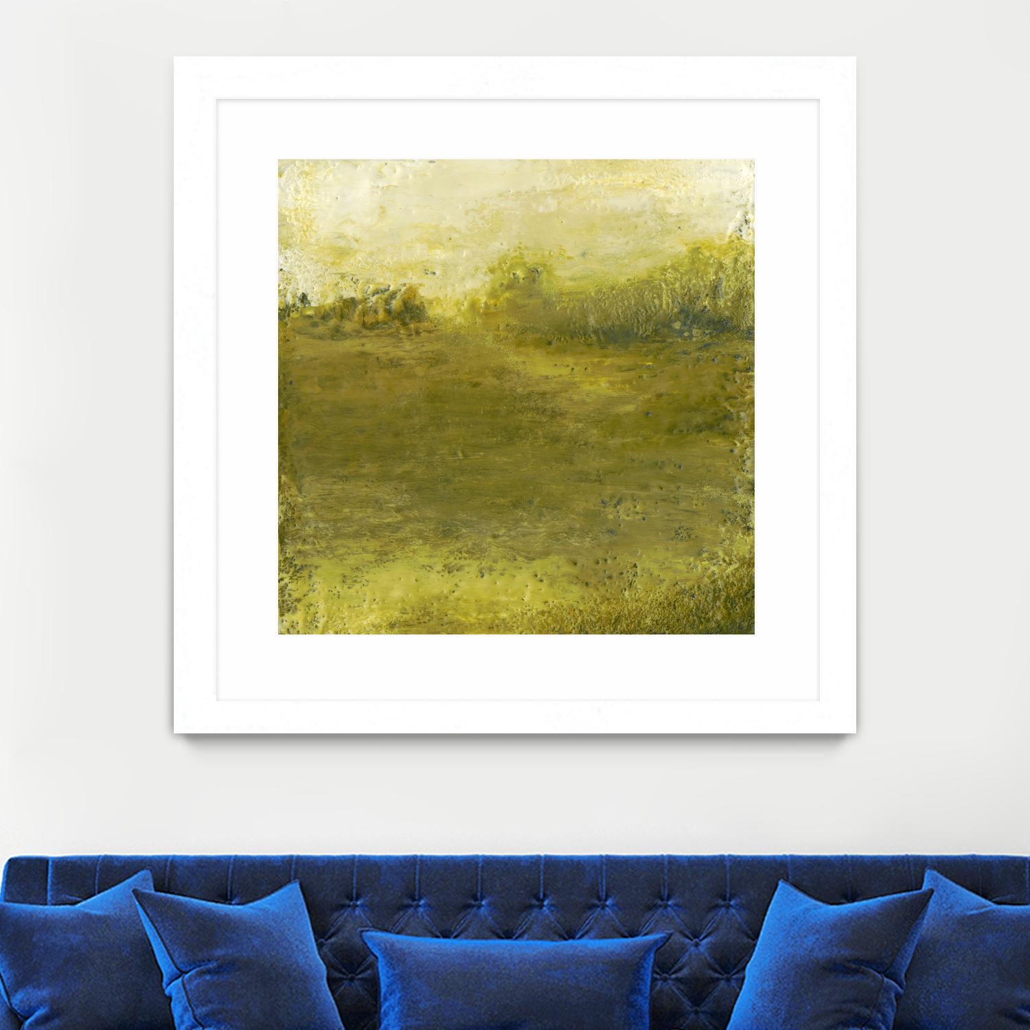 Summer Day I by Sharon Gordon on GIANT ART - green sea scene