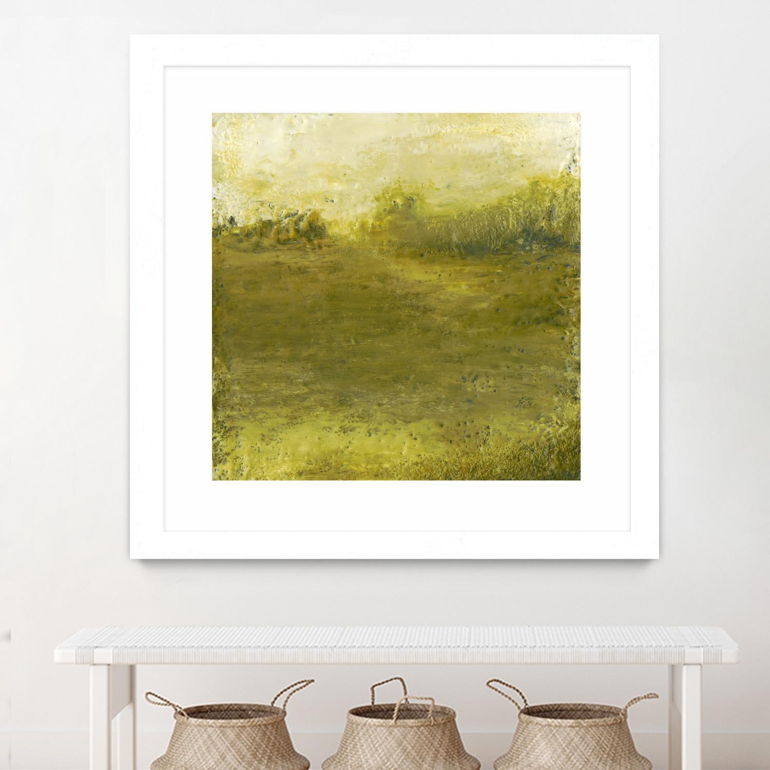 Summer Day I by Sharon Gordon on GIANT ART - green sea scene