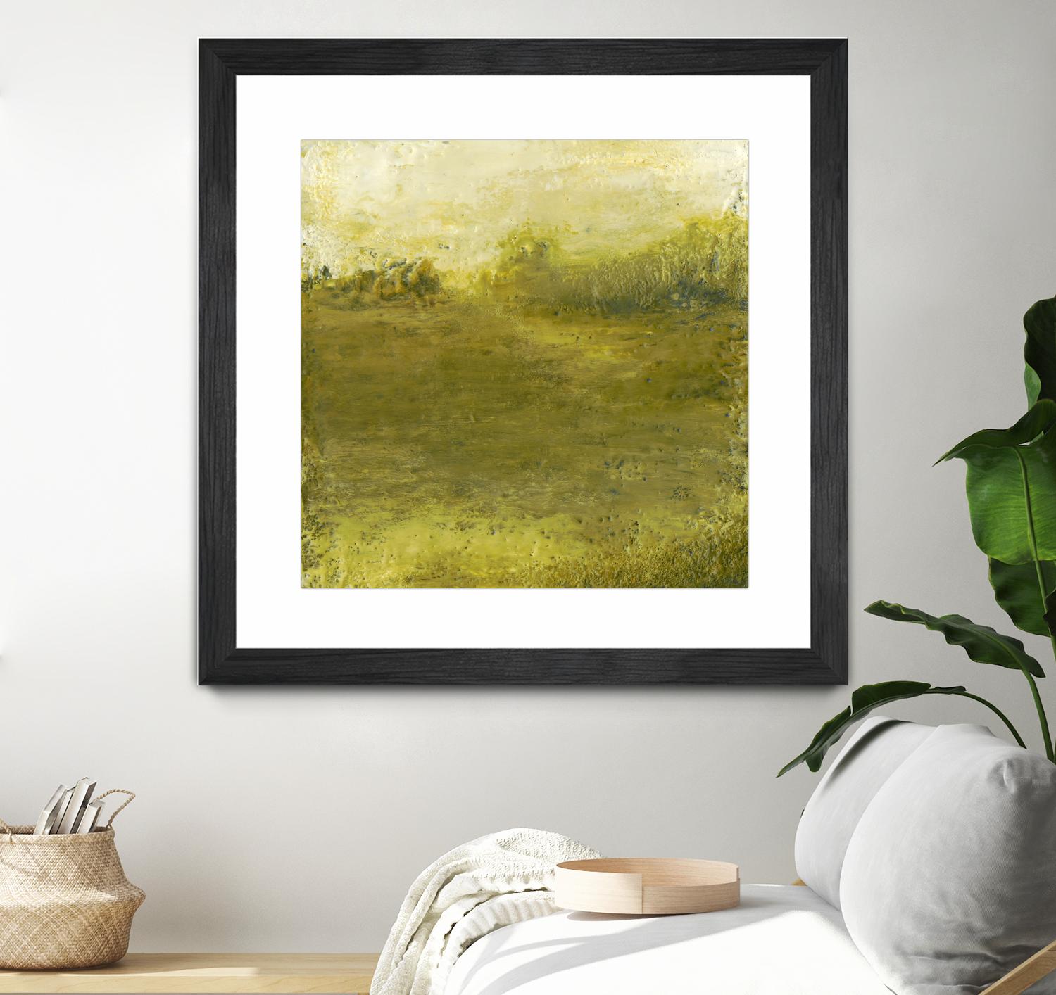 Summer Day I by Sharon Gordon on GIANT ART - green sea scene