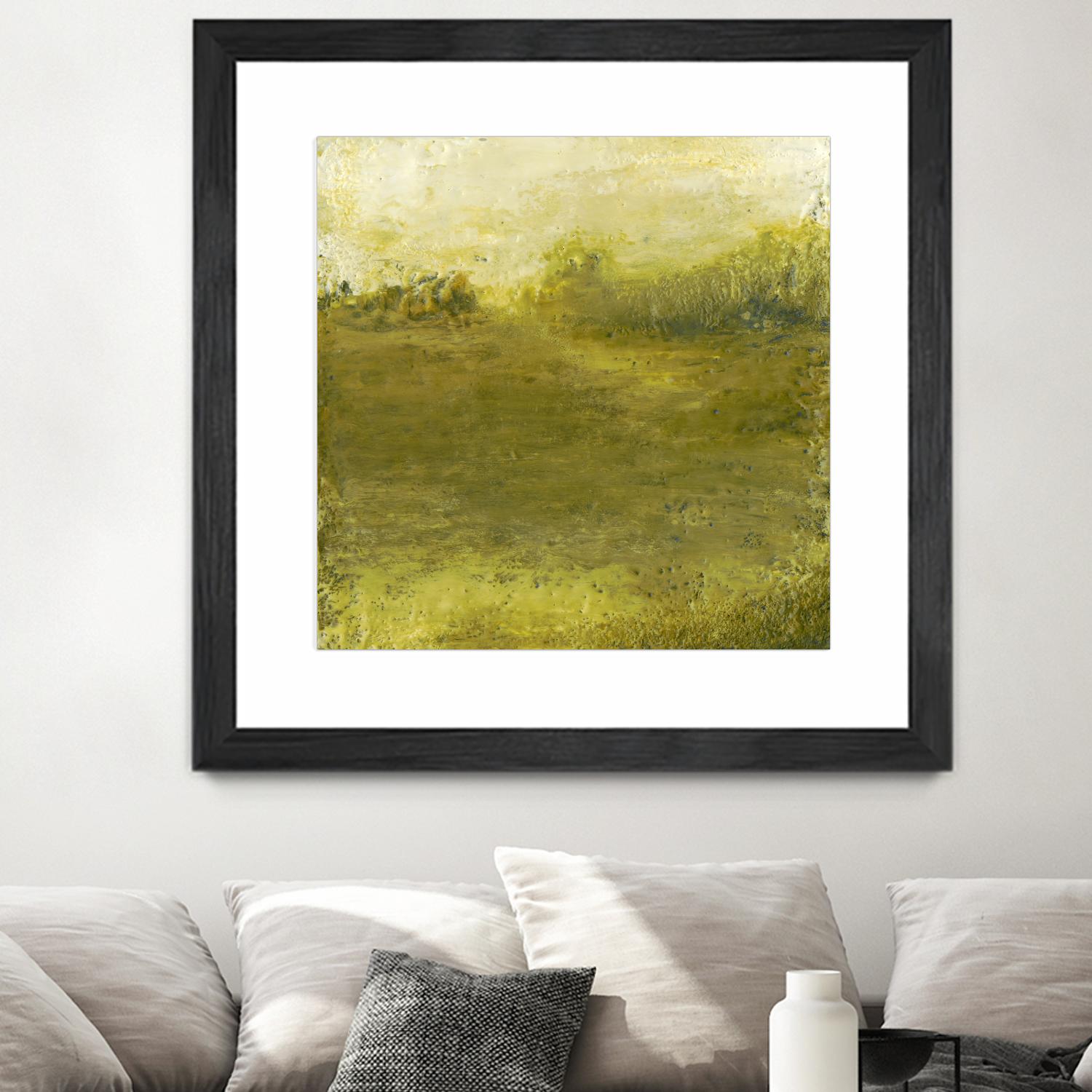 Summer Day I by Sharon Gordon on GIANT ART - green sea scene