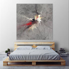 Paint Swirl I by James Burghardt on GIANT ART - red abstract