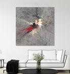 Paint Swirl I by James Burghardt on GIANT ART - red abstract