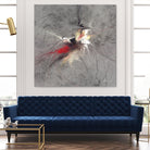 Paint Swirl I by James Burghardt on GIANT ART - red abstract