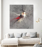 Paint Swirl I by James Burghardt on GIANT ART - red abstract