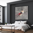 Paint Swirl I by James Burghardt on GIANT ART - red abstract