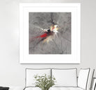 Paint Swirl I by James Burghardt on GIANT ART - red abstract