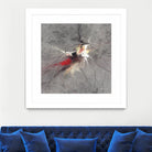 Paint Swirl I by James Burghardt on GIANT ART - red abstract