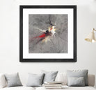 Paint Swirl I by James Burghardt on GIANT ART - red abstract