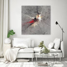 Paint Swirl I by James Burghardt on GIANT ART - red abstract