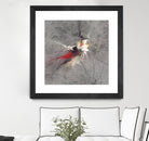 Paint Swirl I by James Burghardt on GIANT ART - red abstract