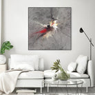 Paint Swirl I by James Burghardt on GIANT ART - red abstract