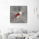 Paint Swirl I by James Burghardt on GIANT ART - red abstract