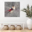 Paint Swirl I by James Burghardt on GIANT ART - red abstract