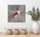 Paint Swirl I by James Burghardt on GIANT ART - red abstract