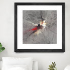 Paint Swirl I by James Burghardt on GIANT ART - red abstract